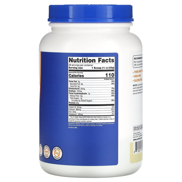 Nutricost, Casein Protein, Vanilla, 2 lb (907 g)