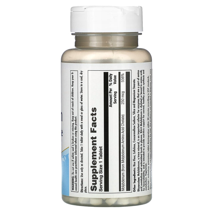 KAL, Molybdenum Amino Acid Chelate, 250 mcg, 100 Tablets