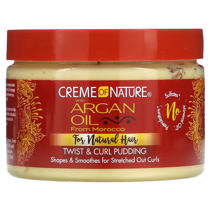 Creme Of Nature, Twist & Curl Pudding with Argan Oil from Morocco, 11.5 oz (326 g)