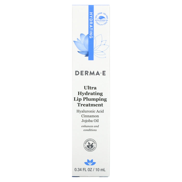 DERMA E, Ultra Hydrating Lip Plumping Treatment, 0.34 fl oz (10 ml)