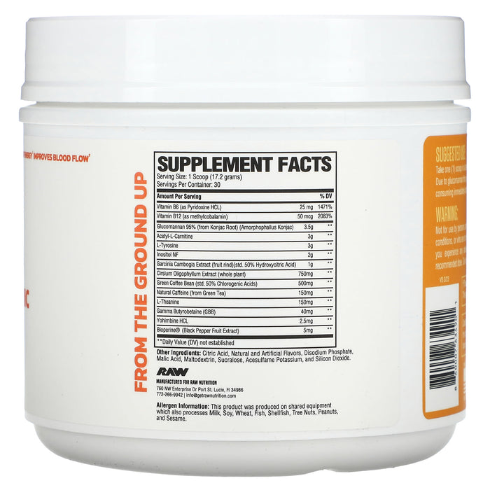 Raw Sport Supplement Company LLC, Pump, Non-Stim, Raspberry Lemonade, 1.03 lbs (468 g)