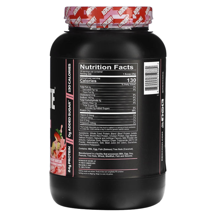 Redcon1, MRE Lite, Whole Food Protein, Strawberry Shortcake, 1.92 lb (870 g)