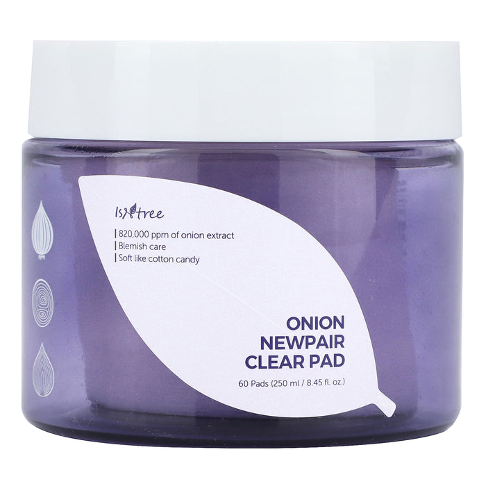 Isntree, Onion Newpair, Clear Pad, 60 Pads, 8.45 fl oz (250 ml)