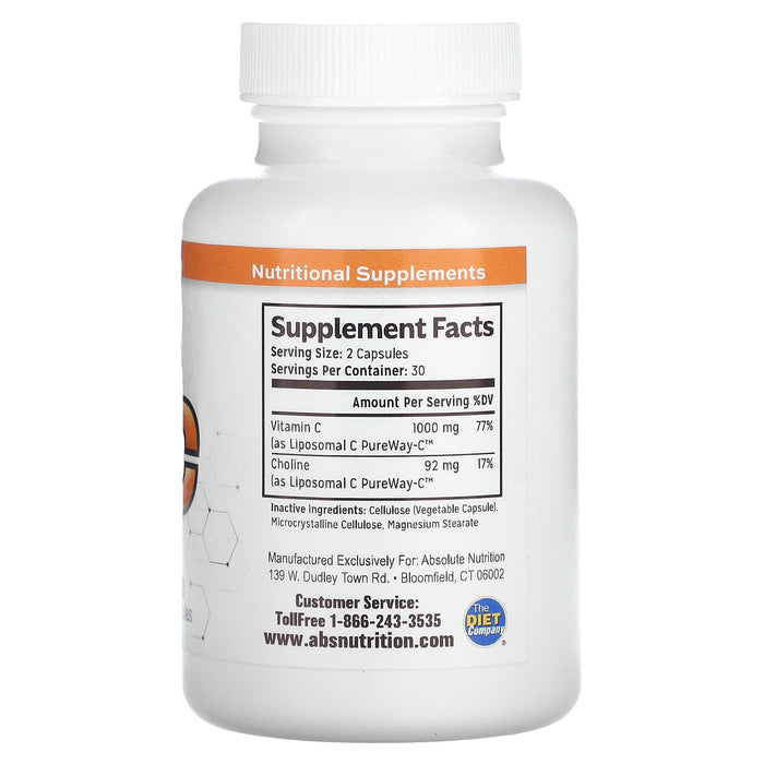 Absolute Nutrition, Liposomal Vitamin C, 60 Capsules