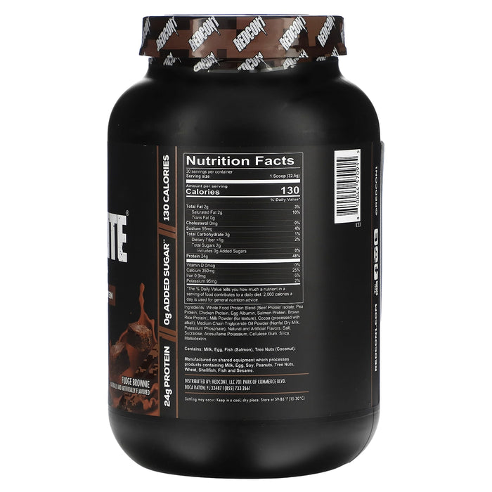 Redcon1, MRE Lite, Whole Food Protein, Fudge Brownie, 2.15 lbs (975 g)