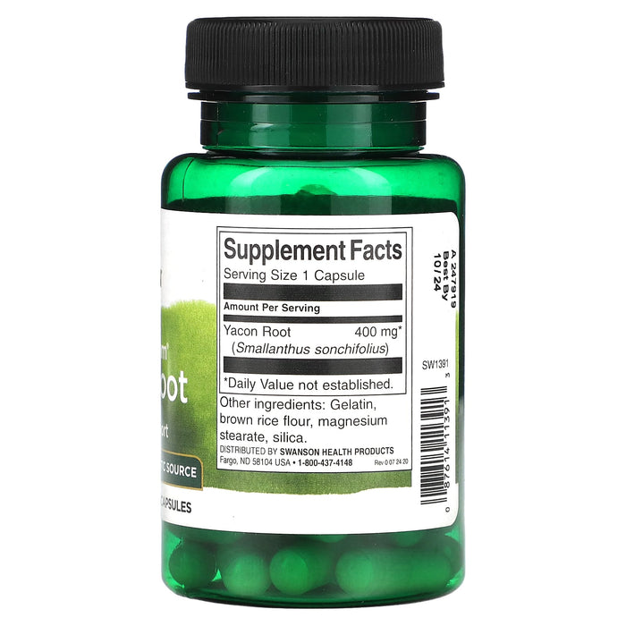 Swanson, Full Spectrum Yacon Root, 400 mg, 60 Capsules