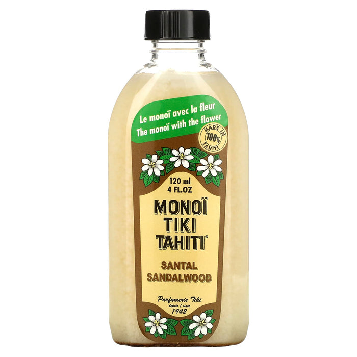 Monoi Tiare Tahiti, Coconut Oil, Sandalwood, 4 fl oz (120 ml)