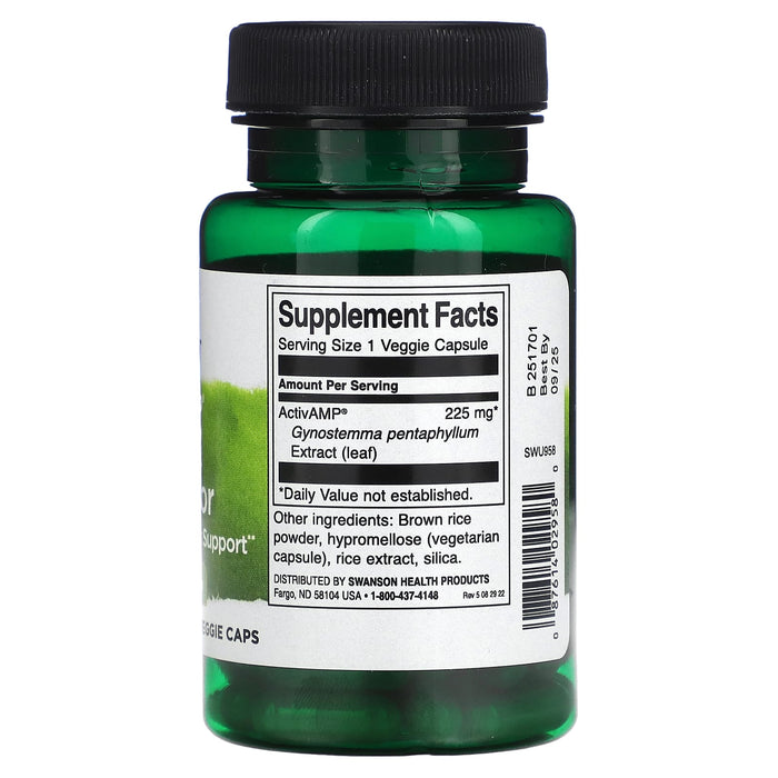 Swanson, ActivAMP AMP-K Stimulator, 225 mg, 60 Veggie Caps