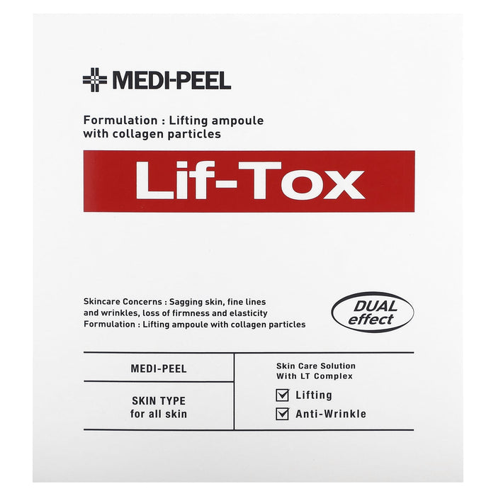 Medi-Peel, Lif-Tox, Lifting Ampoule With Collagen Particles, 1.18 fl oz (35 ml)