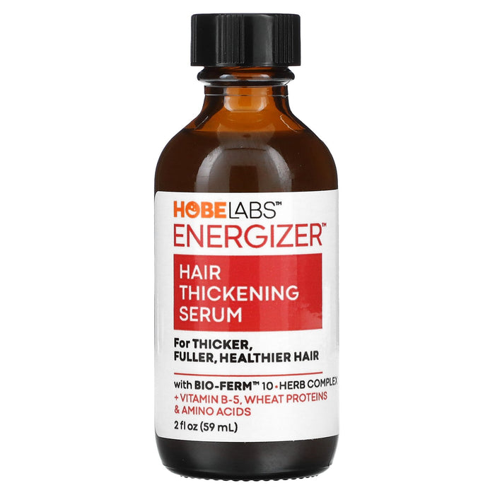 Hobe Labs, Energizer, Hair Thickening Serum, 2 fl oz (59 ml)