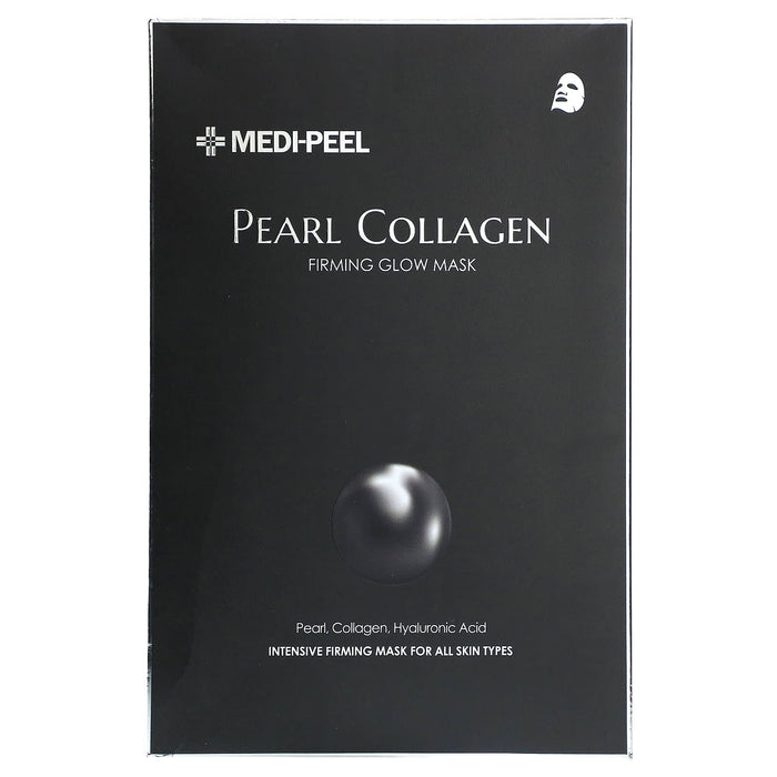 Medi-Peel, Pearl Collagen Firming Glow Beauty Mask , 10 Sheet Masks, 0.84 fl oz (25 ml) Each