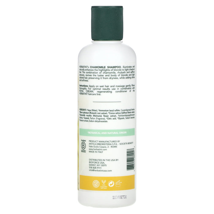 Herbatint (Antica Herbavita), Chamomile Shampoo, 8.79 fl oz (260 ml)