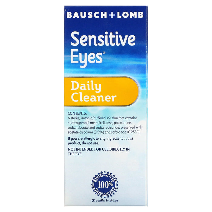 Bausch + Lomb, Sensitive Eyes, Daily Cleaner, 1 fl oz (30 ml)
