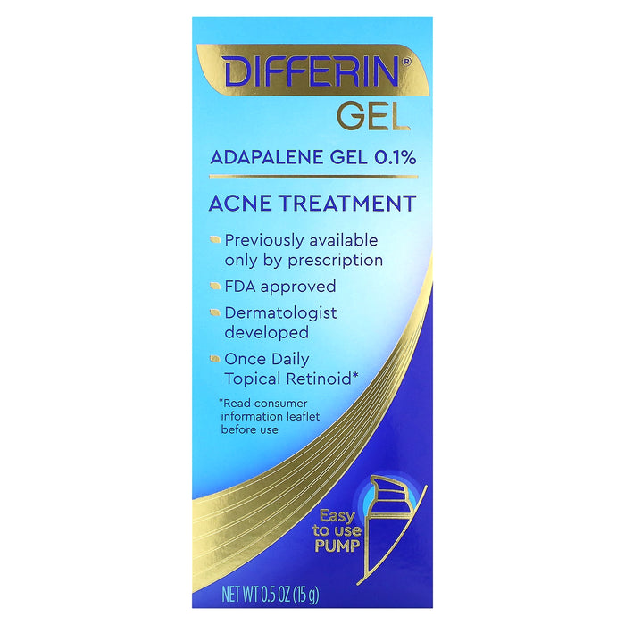 Differin, Acne Treatment, 0.5 oz (15 g)