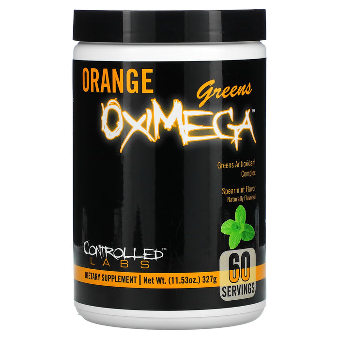 Controlled Labs, Orange OxiMega, Greens Antioxidant Complex, Spearmint, 11.53 oz (327 g)