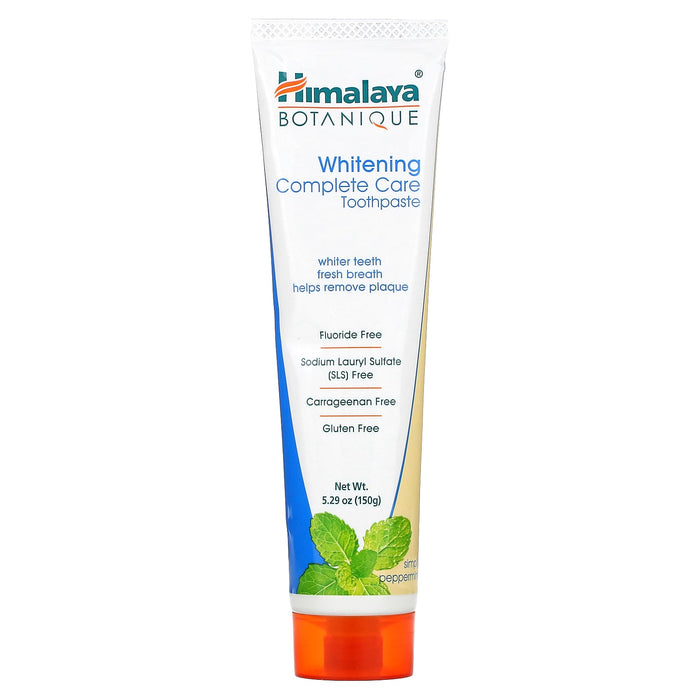 Himalaya, Botanique, Whitening Complete Care Toothpaste, Simply Mint, 5.29 oz (150 g)