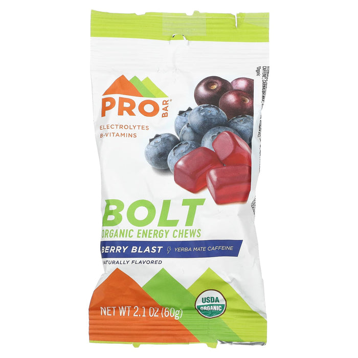 ProBar, Bolt, Organic Energy Chews, Berry Blast, 12 Packs, 2.1 oz (60 g) Each