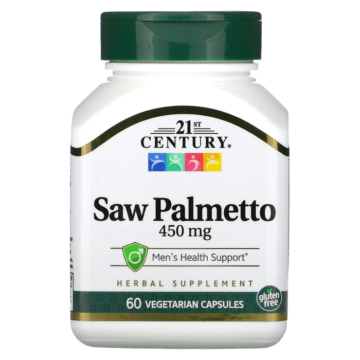 21st Century, Saw Palmetto, 450 mg, 200 Vegetarian Capsules