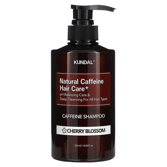 Kundal, Natural Caffeine & Intensive Scalp Care+ Shampoo, White Musk, 16.9 fl oz (500 ml)