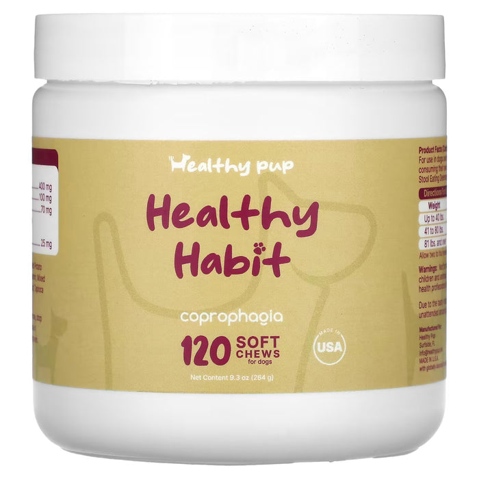 Healthy Pup, Healthy Habit, For Dogs, 120 Soft Chews, 9.3 oz (284 g)