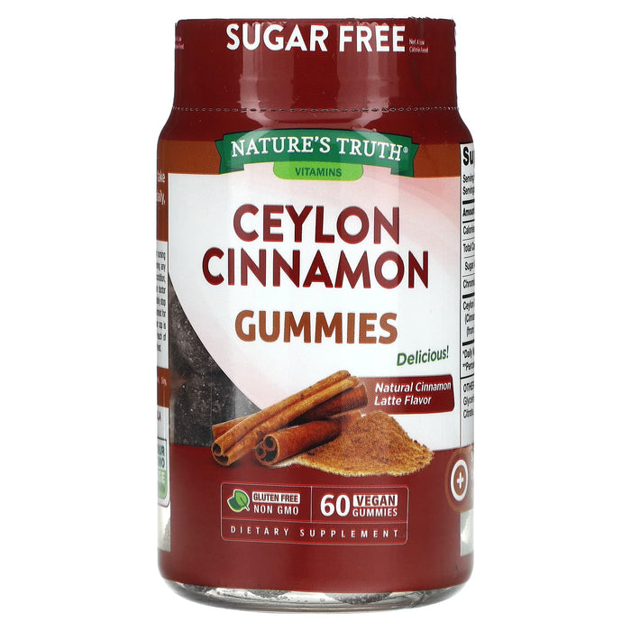 Nature's Truth, Ceylon Cinnamon, 60 Vegan Gummies