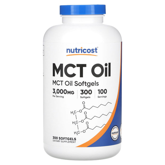 Nutricost, MCT Oil, 1,000 mg, 150 Softgels