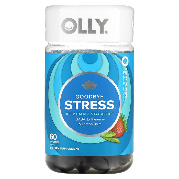 OLLY, Goodbye Stress, Berry Verbena , 60 Gummies