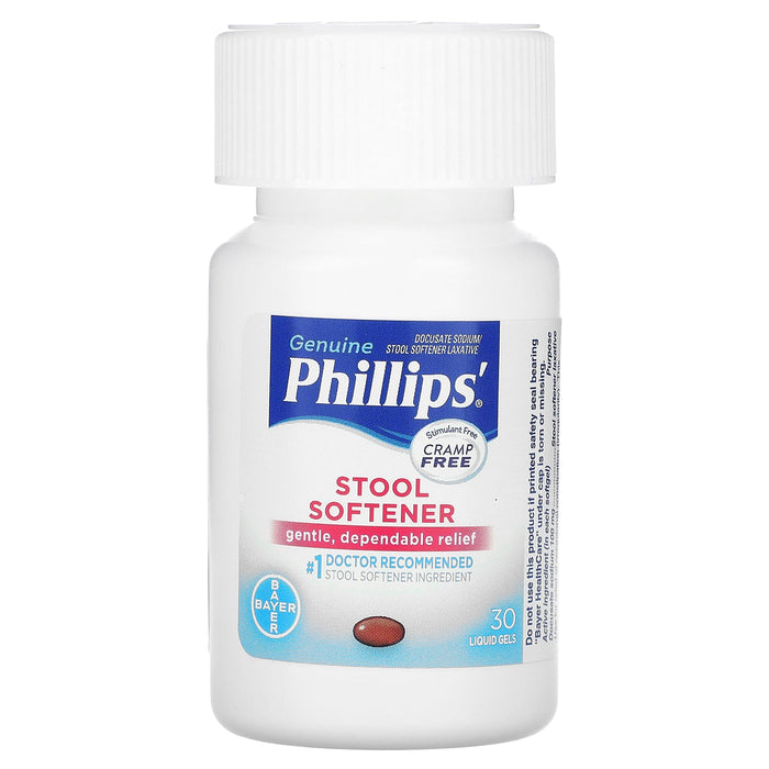 Phillips, Stool Softener, 30 Liquid Gels