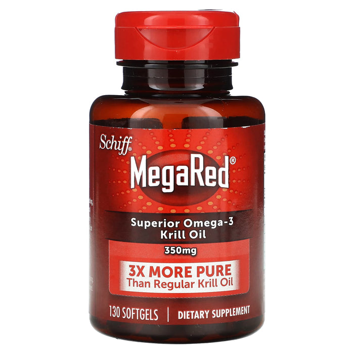 Schiff, MegaRed, Superior Omega-3 Krill Oil, 350 mg, 130 Softgels