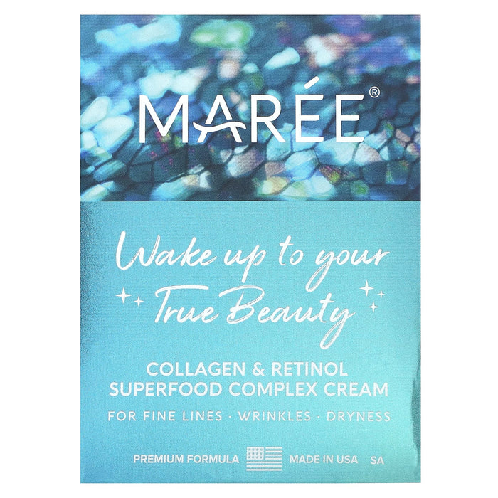 Maree, Collagen & Retinol Superfood Complex Cream, 1.7 fl oz (50 ml)