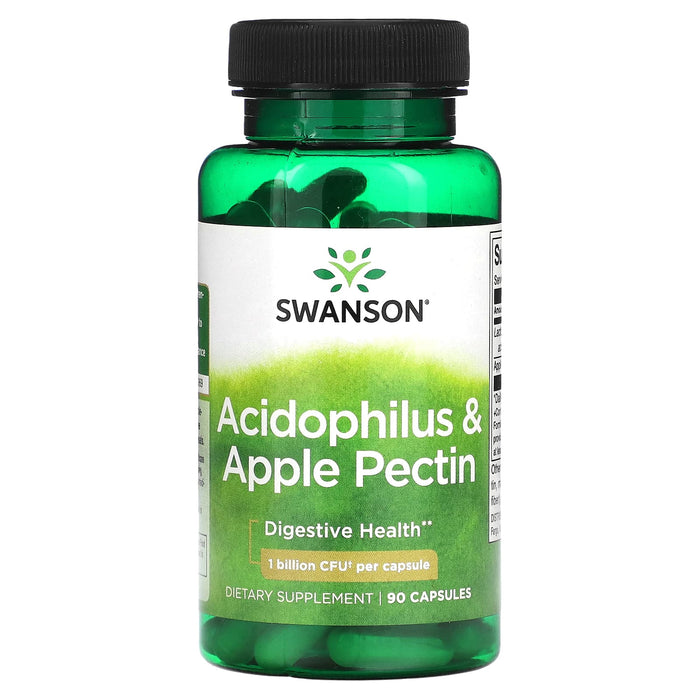 Swanson, Acidophilus & Apple Pectin, 1 Billion CFU, 90 Capsules