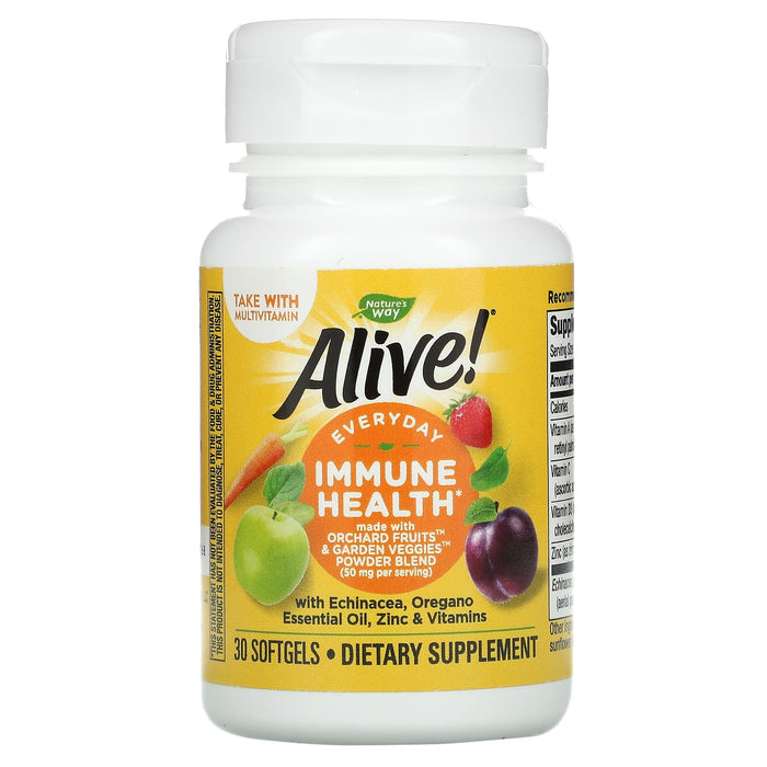 Nature's Way, Alive! Immune Health, 30 Softgels