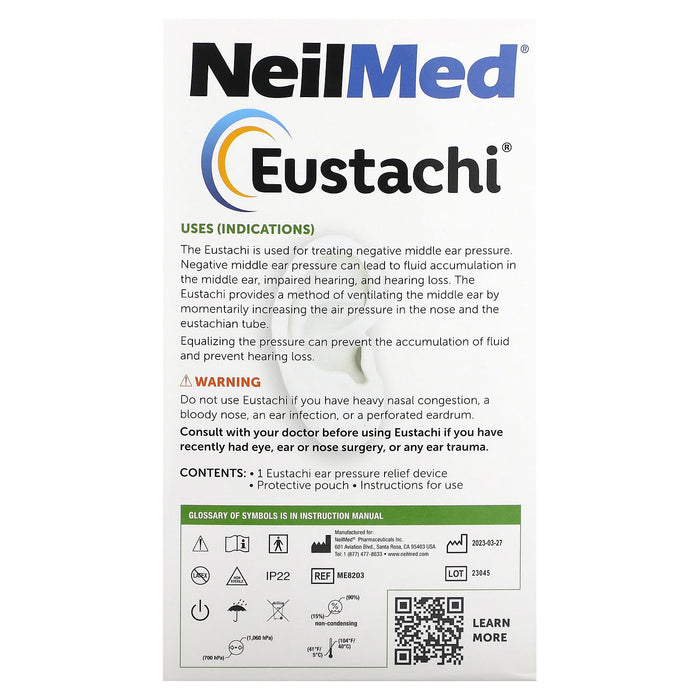 NeilMed, Eustachi, Eustachian Tube Exerciser, 1 Count