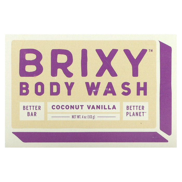 Brixy, Body Wash Bar, Citrus, 1 Bar, 4 oz (113 g)