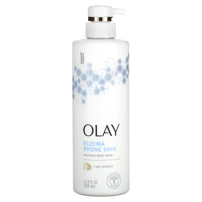 Olay, Soothing Body Wash, Eczema Prone Skin, 17.9 fl oz (530 ml)