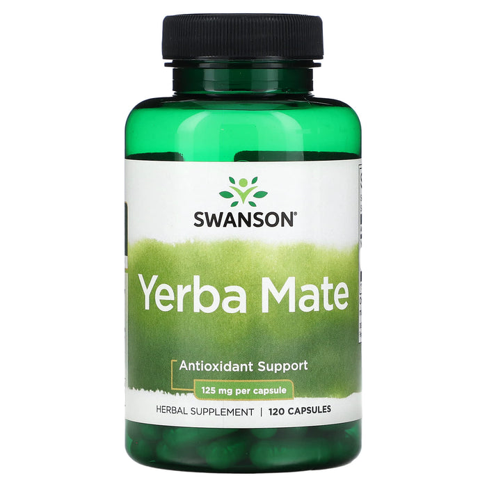 Swanson, Yerba Mate, 125 mg, 120 Capsules