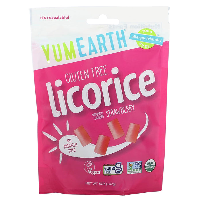 YumEarth, Organic Licorice, Black, 5 oz (142 g)