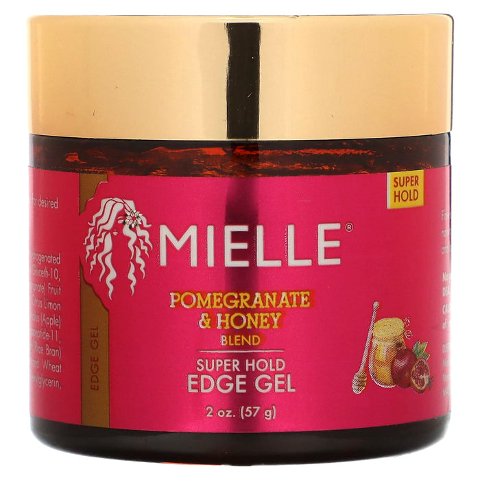 Mielle, Super Hold Edge Gel, Pomegranate & Honey Blend, 2 oz (57 g)