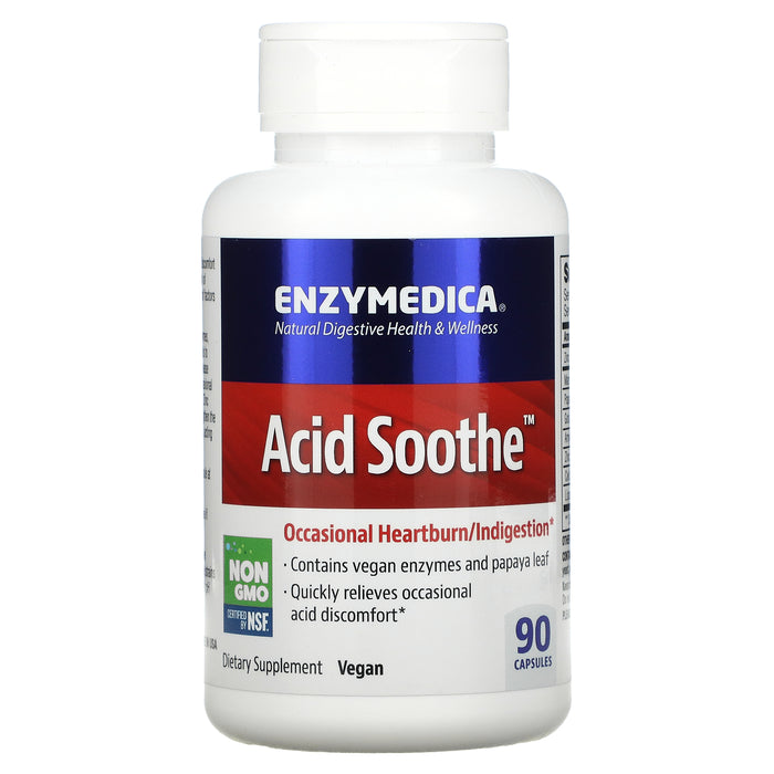 Enzymedica, Acid Soothe, 30 Capsules