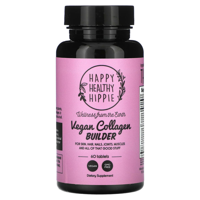 Happy Healthy Hippie, Vegan Collagen Builder, 60 Tablets