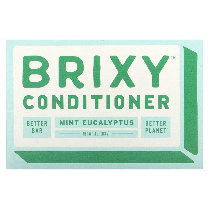 Brixy, Conditioner Bar, Mint Eucalyptus, 1 Bar, 4 oz (113 g)