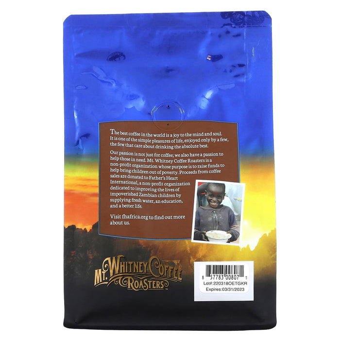 Mt. Whitney Coffee Roasters, Organic Ethiopia Guji, Ground Coffee, Medium Roast, 12 oz (340 g)