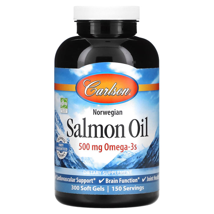 Carlson, Norwegian, Salmon Oil, 250 mg, 180 + 50 Soft Gels