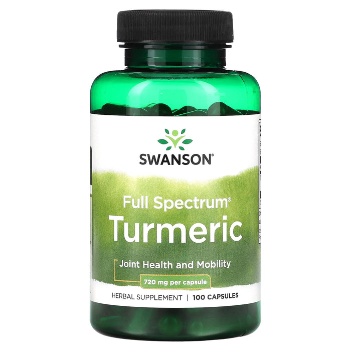 Swanson, Full Spectrum Turmeric, 720 mg, 100 Capsules