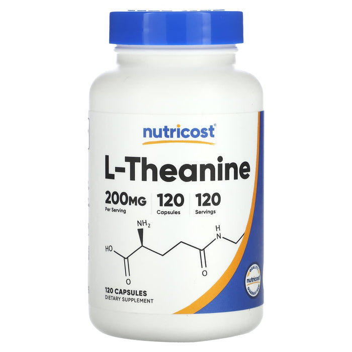 Nutricost, L-Theanine , 200 mg , 240 Capsules