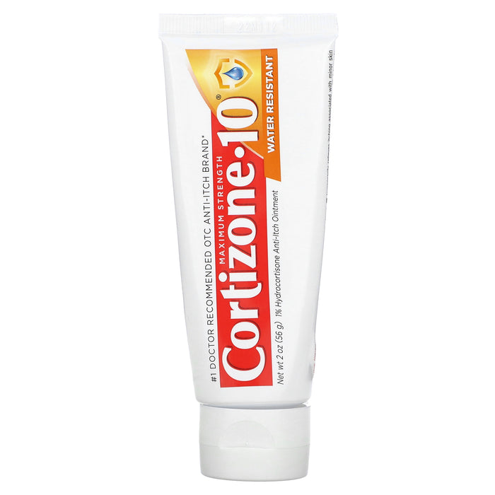Cortizone 10, Maximum Strength, Water Resistant Ointment, 2 oz (56 g)
