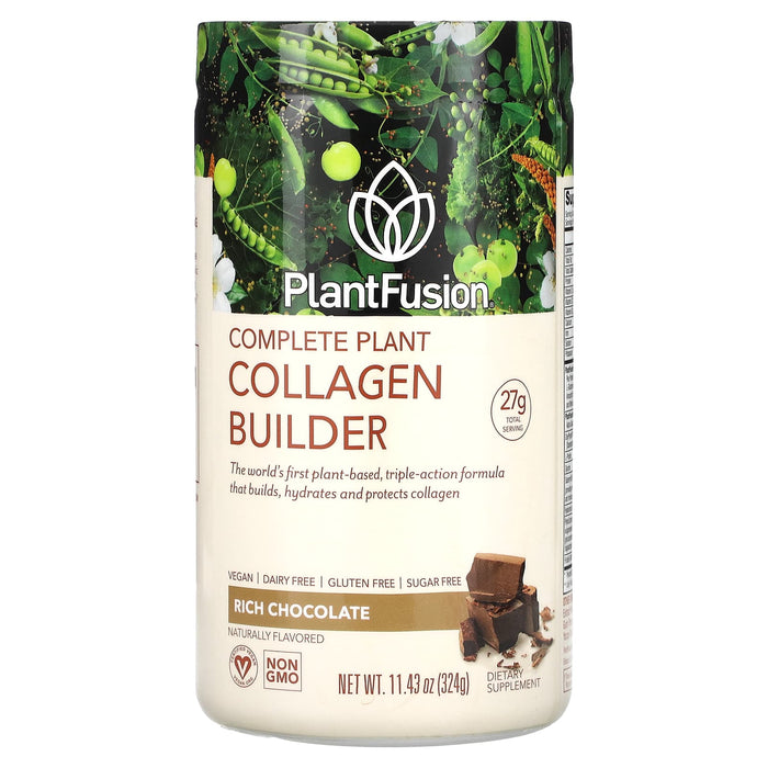 PlantFusion, Complete Plant Collagen Builder, Natural, 10.58 oz (300 g)