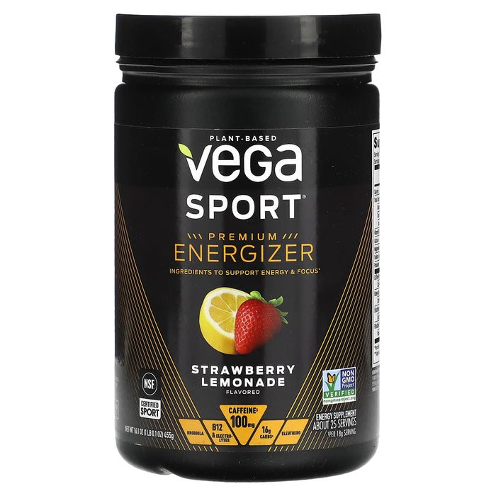 Vega, Sport, Plant-Based Premium Energizer, Acai Berry, 16.2 oz (460 g)