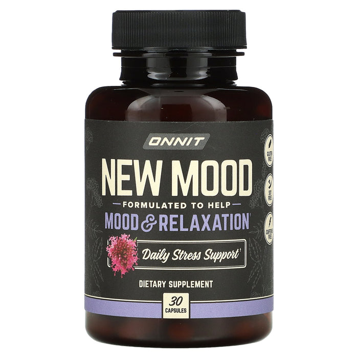 Onnit, New Mood, Mood & Relaxation, 60 Capsules