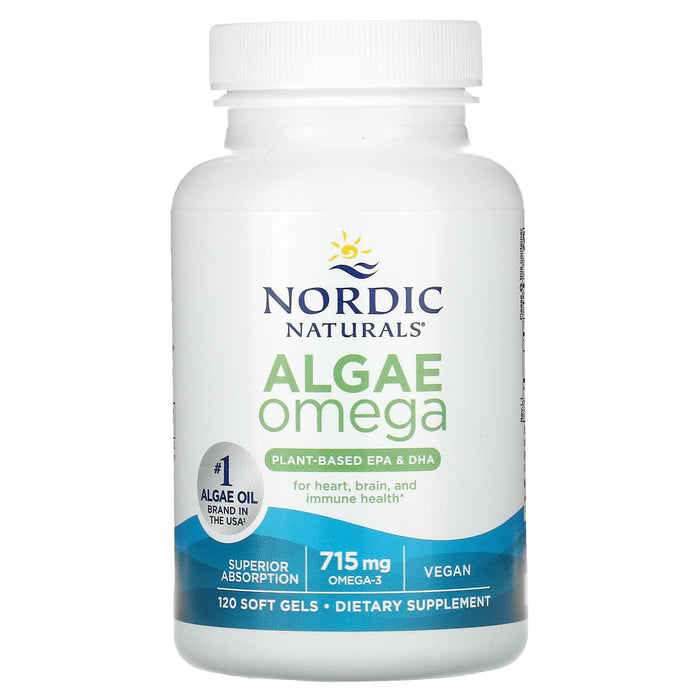 Nordic Naturals, Algae Omega, 715 mg, 120 Soft Gels